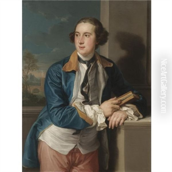 Portrait Of William Legge, 2nd Earl Of Darmouth (1731-1801) Oil Painting by Pompeo Girolamo Batoni