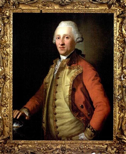 Portrait Of A Gentleman Oil Painting by Pompeo Girolamo Batoni