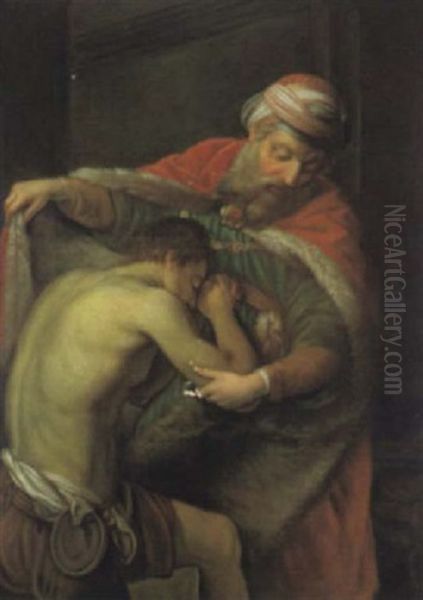 Der Verlorene Sohn Oil Painting by Pompeo Girolamo Batoni