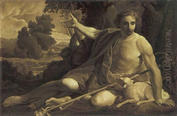 San Giovanni Battista Oil Painting by Pompeo Girolamo Batoni