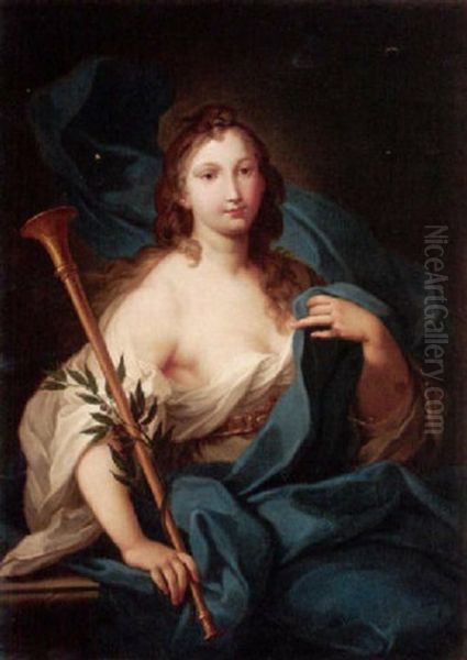 An Allegory Of Fame Oil Painting by Pompeo Girolamo Batoni