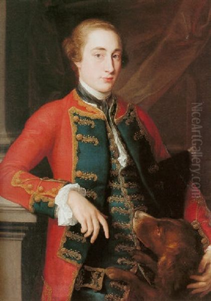 Portrait Of Henry Herbert, 10th Earl Of Pembroke Oil Painting by Pompeo Girolamo Batoni