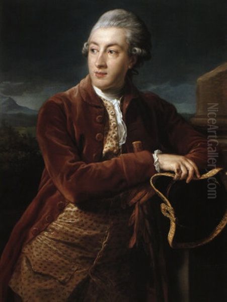 Portrait Of John Smyth Of Heath Hall, Yorkshire Oil Painting by Pompeo Girolamo Batoni