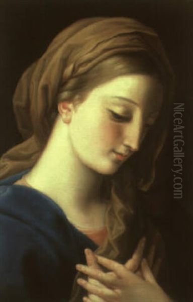 The Virgin Annunciate Oil Painting by Pompeo Girolamo Batoni