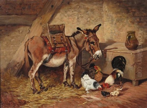 Ready For The Morning Ride Oil Painting by Arthur Batt