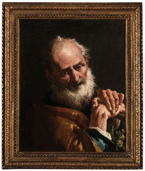 San Giuseppe Oil Painting by Francesco Battaglioli