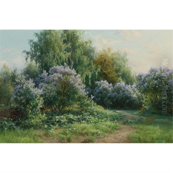 Landscape In Spring by Viktor Pavlovitch Baturin