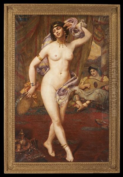 Danseuse Au Harem Oil Painting by Felix Baudin