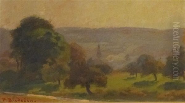 Paysage Oil Painting by Paul Albert Baudouin