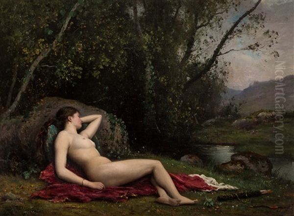 The Resting Diana by Paul Baudry