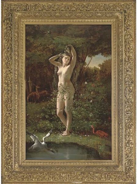 An Allegory Of Innocence Oil Painting by Paul Baudry