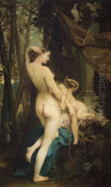 La Toilette De Venus Oil Painting by Paul Baudry