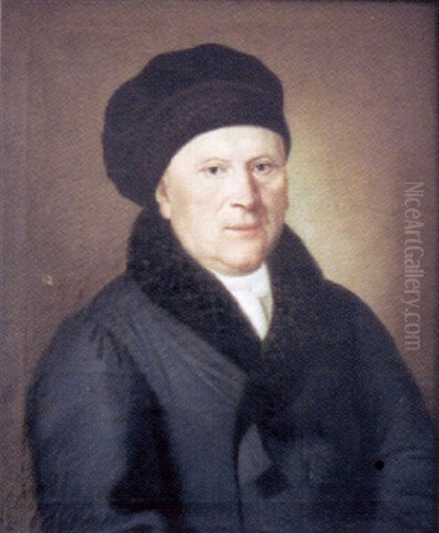 Theologe C. Ch. Enke, Sankt Nicolai Oil Painting by Wilhelm Gottfried Bauer