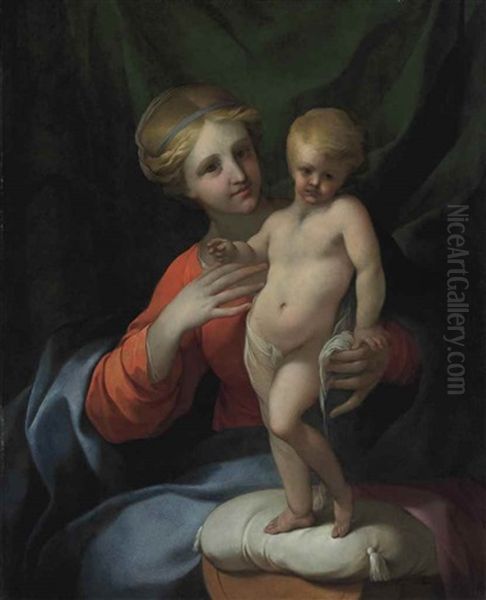 The Virgin And Child Oil Painting by Lubin Baugin