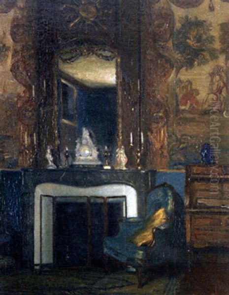 Interior De Palacio Oil Painting by Jacques Baugnies