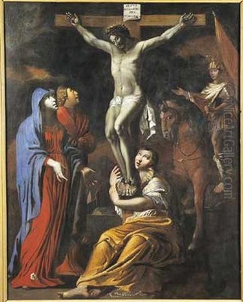 La Crucifixion Oil Painting by Nicolas Baullery