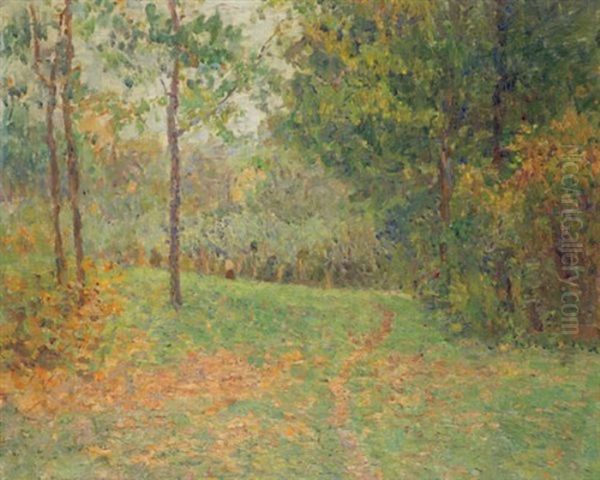 Parklandschaft Bei Goppeln Oil Painting by Paul Baum