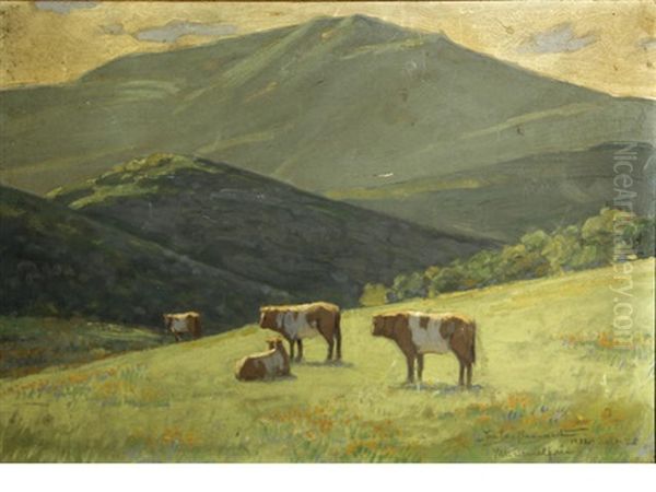 Mount Tamalpais Oil Painting by John Jay Baumgartner