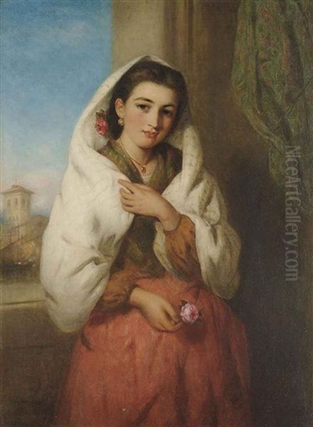 The Spanish Rose Oil Painting by Charles Baxter