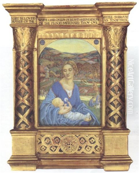 The Madonna Of The Flocks Oil Painting by Jessie Bayes