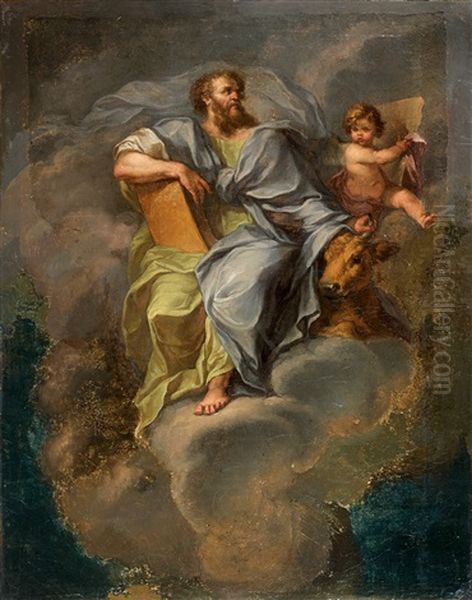 Ascension De Saint Luc Oil Painting by D. Francisco Bayeu y Subias