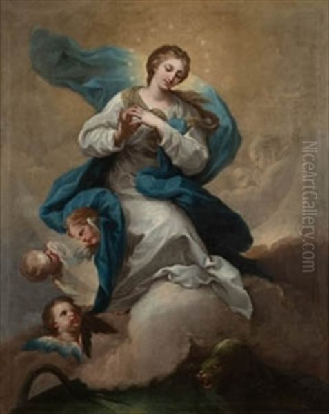 Inmaculada Oil Painting by D. Francisco Bayeu y Subias