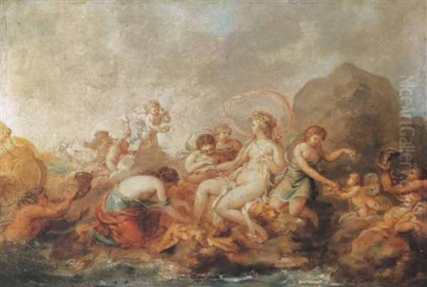 Le Triomphe De Venus Oil Painting by D. Francisco Bayeu y Subias