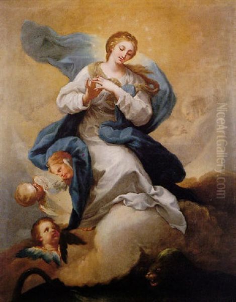 Inmaculada Oil Painting by D. Francisco Bayeu y Subias