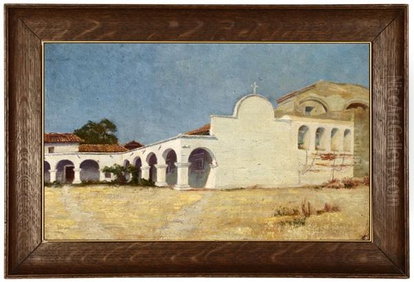 San Juan Capistrano Oil Painting by Josephine Bayley