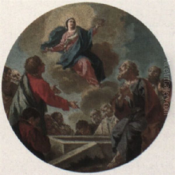 The Assumption Oil Painting by Giuseppe Bazzani