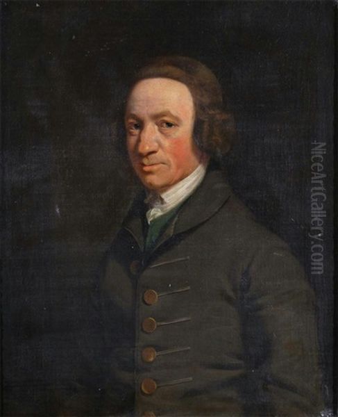 Portrait Of Henry Seymer (1714-1785) Naturalist, Half Length Oil Painting by Thomas Beach