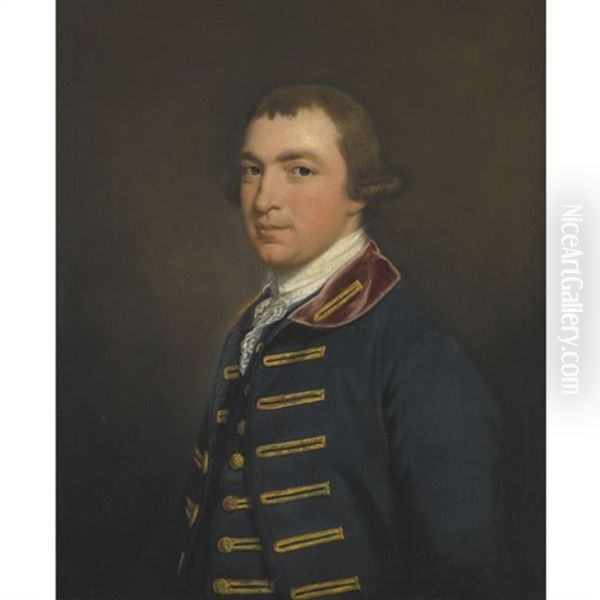 Portrait Of E.b. Napier Esq. Oil Painting by Thomas Beach