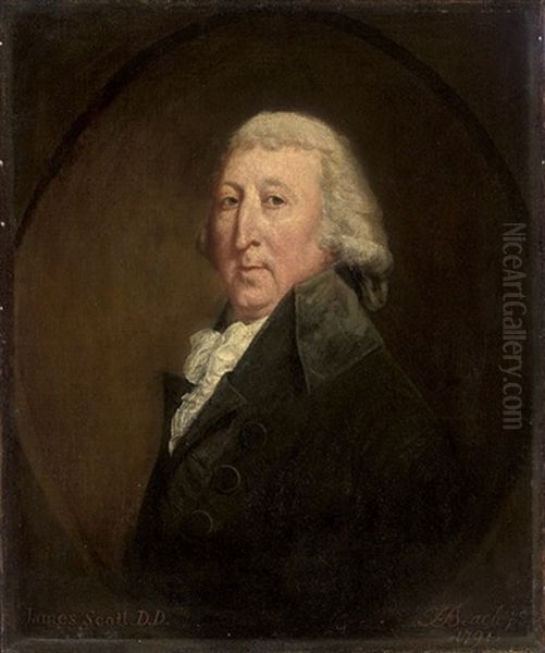 Portrait Of A Gentleman (james Scott?) Oil Painting by Thomas Beach