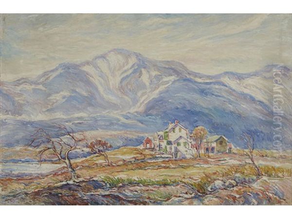 Catskills In Winter Oil Painting by Reynolds Beal