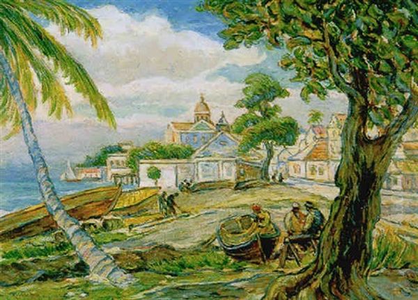 Saint Kitts Oil Painting by Reynolds Beal