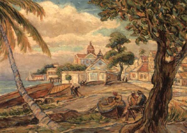 Saint Kitts Oil Painting by Reynolds Beal