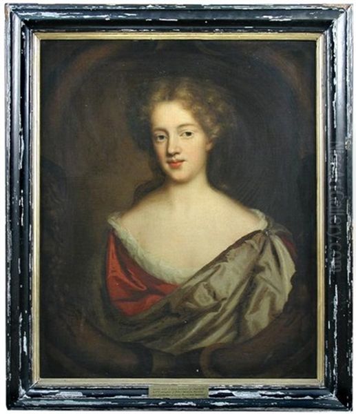 Portrait Of An Unknown Lady, Probably A Johnstone Of Pontefract Oil Painting by Mary Beale