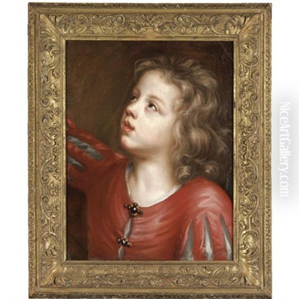 Portrait Of The Artist's Son, Batholomew Beale Oil Painting by Mary Beale