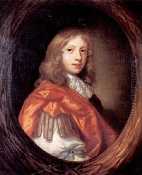 Portrait Of A Boy, Philip Yorke, 1st Earl Of Hardwick (?) Oil Painting by Mary Beale