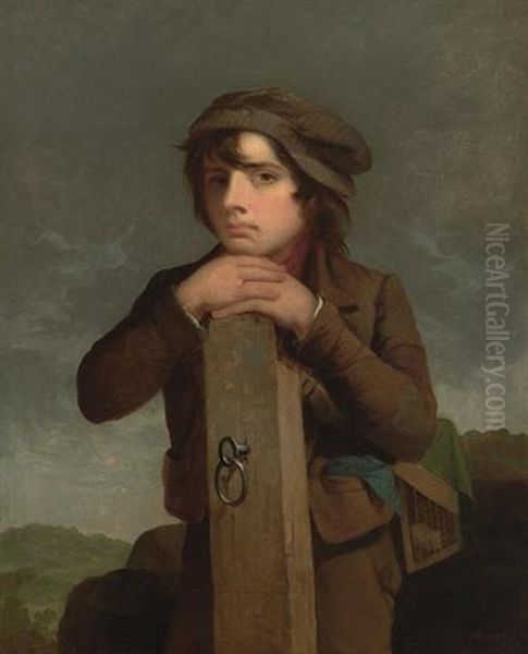 The Young Itinerant Oil Painting by James Henry Beard