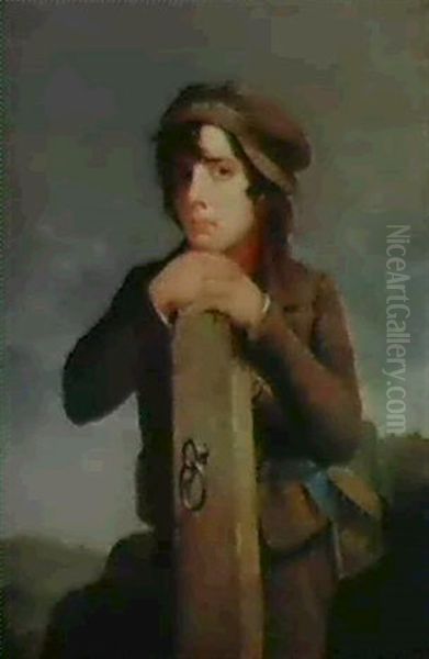 The Young Itinerant Oil Painting by James Henry Beard