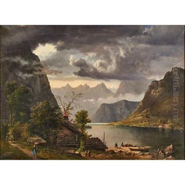 Luzerne Oil Painting by William Holbrook Beard