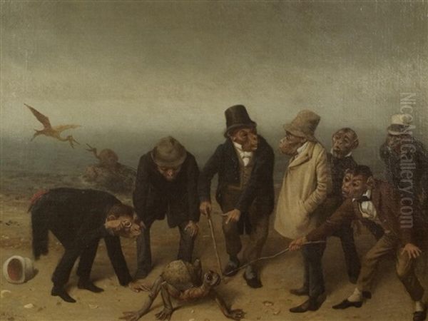 The Discovery Of Adam Oil Painting by William Holbrook Beard