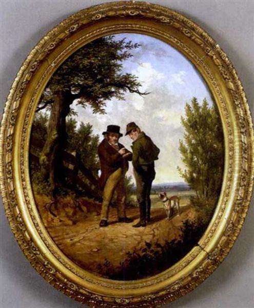 Striking A Deal Oil Painting by William Holbrook Beard