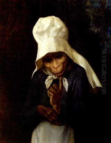 The Missing Link Oil Painting by William Holbrook Beard