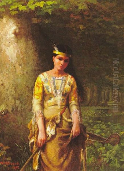 Indian Princess Oil Painting by William Holbrook Beard