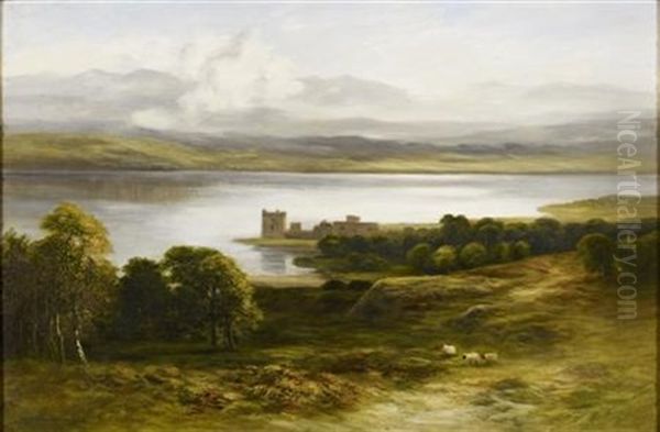 Kilchurn Castle Oil Painting by William Beattie-Brown