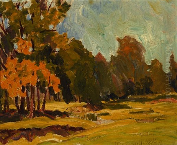 Autumn Landscape, Algoma Oil Painting by John Wesley Beatty