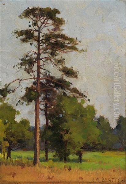 Landscape Oil Painting by John William Beatty