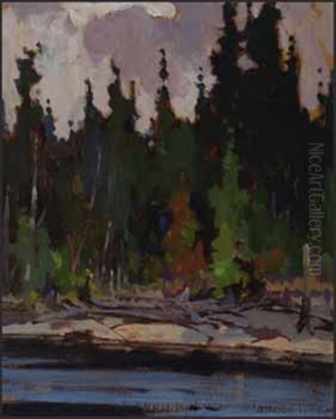 Algonquin Park, Early September Oil Painting by John William Beatty